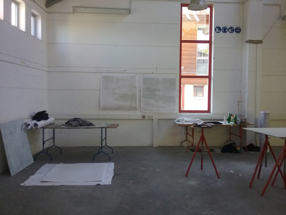 das Foto zeigt die Atelieransicht Alanus Werkhaus Bonn